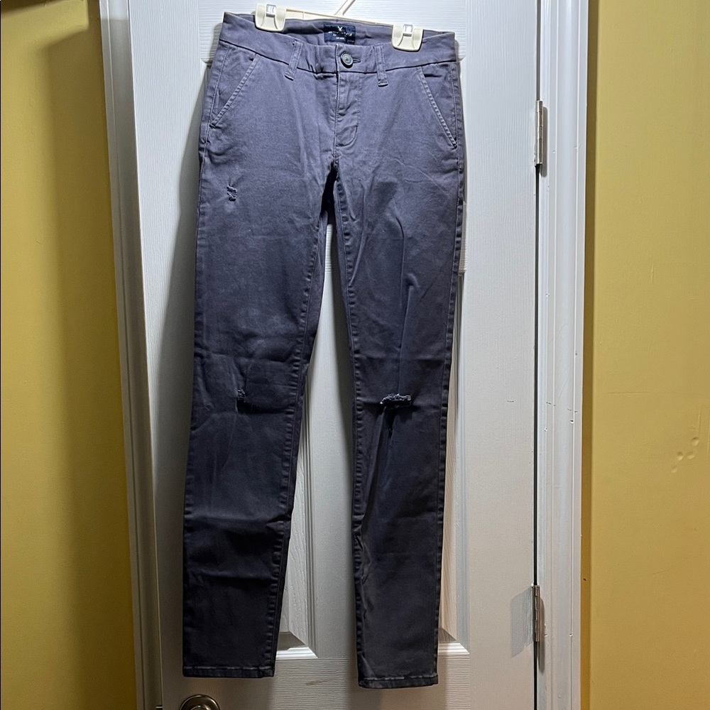 American Eagle Outfitters Stretch Gray Pants